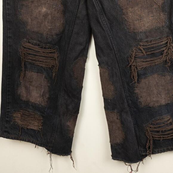 Custom wide leg baggy flared jeans - Picture 4 of 5